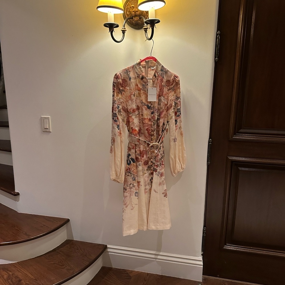 Zimmermann Multicolor Floral dress- never wore tags still on